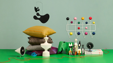 From Eames Hang-It-All to cozy pillows and throws, find gifts big and small in our modern collection.