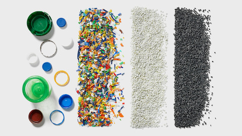 Ocean-Bound Plastic, Tu Storage Utility Tray and Plastic Pieces