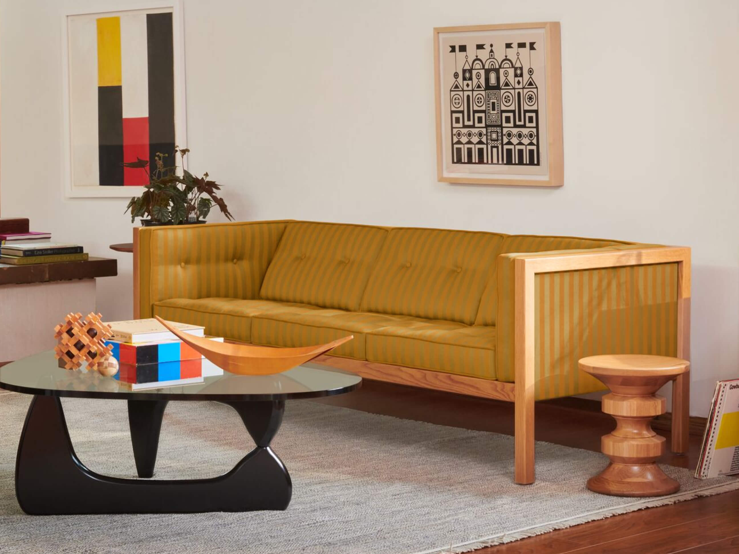 Gather together with modern living classics by George Nelson, Isamu Noguchi, and Charles and Ray Eames.